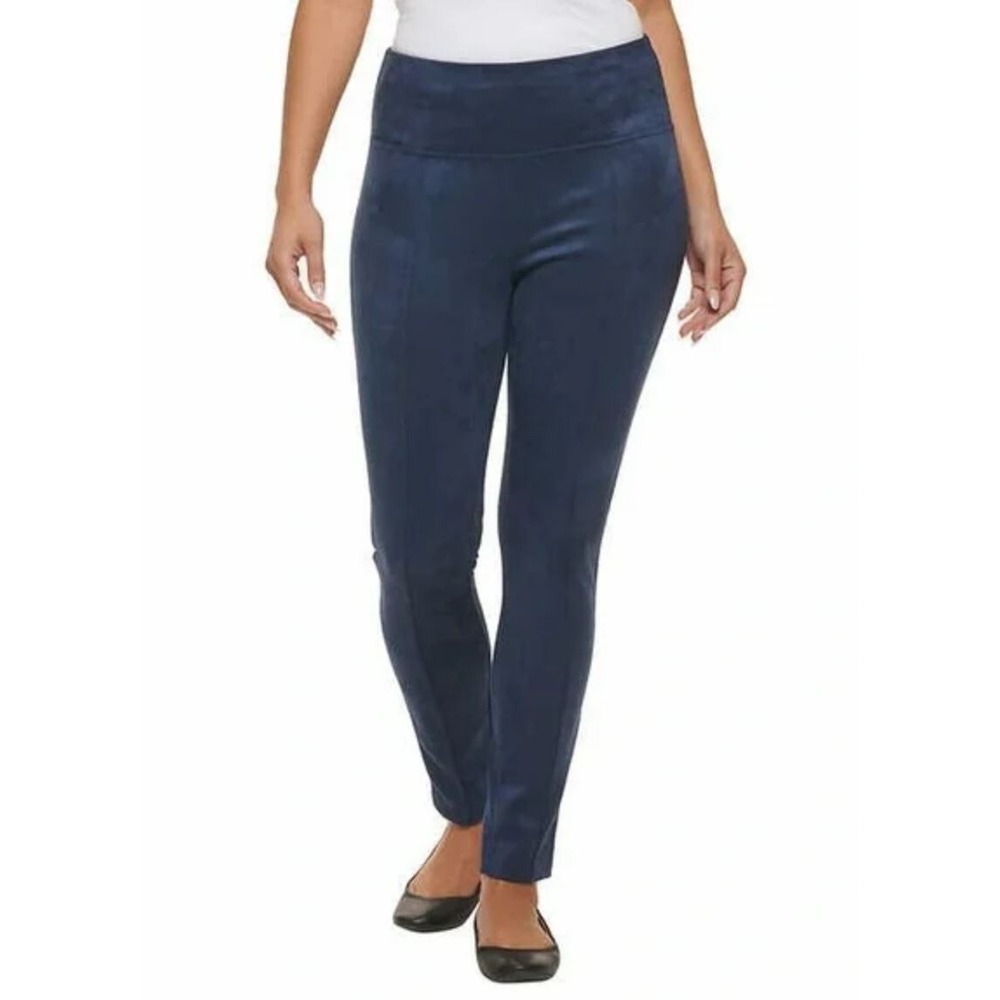 ANDREW MARC women pants legging 1423658 navy polyester spandex 2XL $48